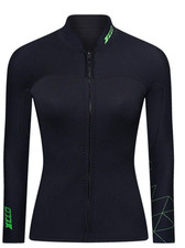 ZCCO Neotec 3mm Neoprene Wetsuit Top Jacket Black M1301-B-XL