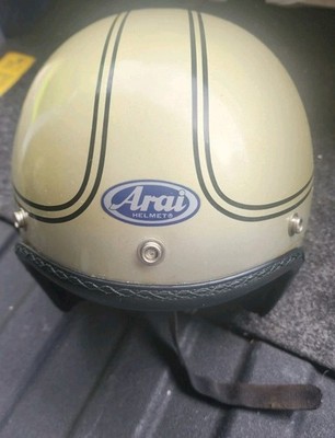 Vintage 1980s ARAI CHALLENGER Open Face Motorcycle Helmet S Snell DOT