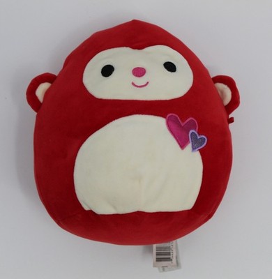 Squishmallows 10'' Red Maxwell Monkey 2017 Valentine Exclusive Plush  RARE