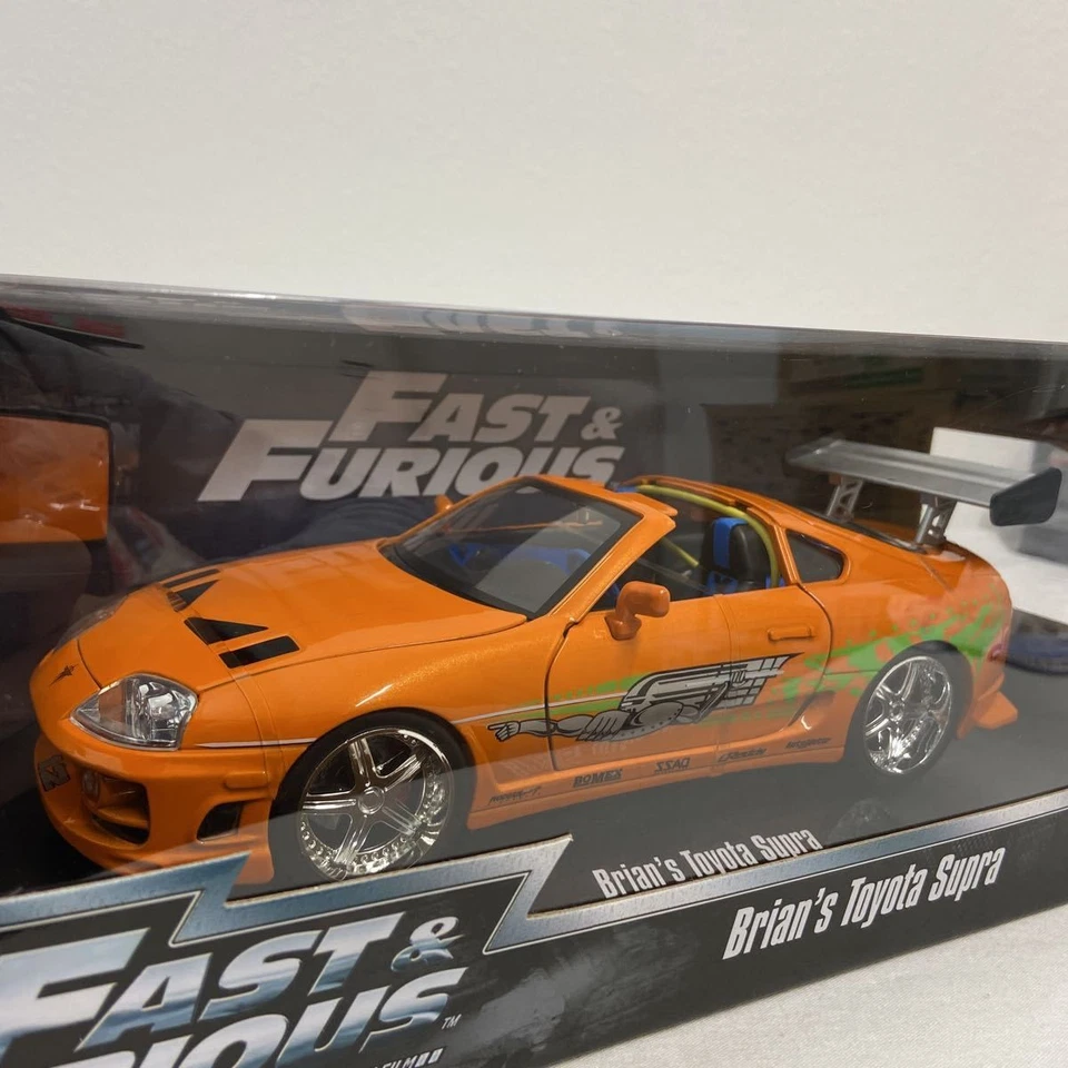 Jada 1 18 FAST FURIOUS TOYOTA Supra Brian s Fast and Furious Toyota Supra Brian - Image 3 of 4