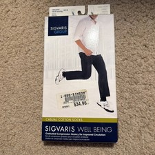 Sigvaris Well Being 182CB00 Graduated Cushioned White Compression Socks Size B