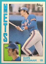 1984 Topps    #573 Dave Kingman New York Mets Baseball Card Q4