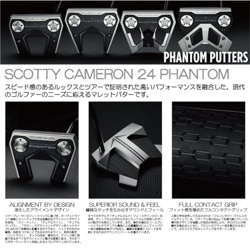 TITLEIST Scotty Cameron Putter PHANTOM 7.5 2024 Steel 34inc Loft:3.5 Right Hande - Picture 2 of 6