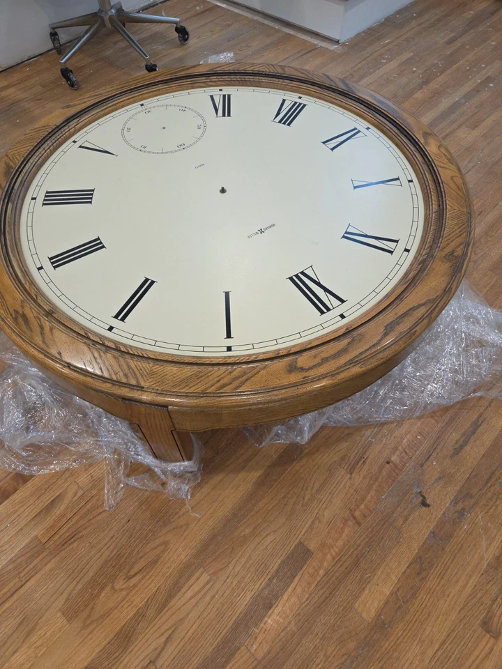  Reloj Mesa Centro Howard Miller Excelente Marco Roble 42X16   Foto 2 de 4