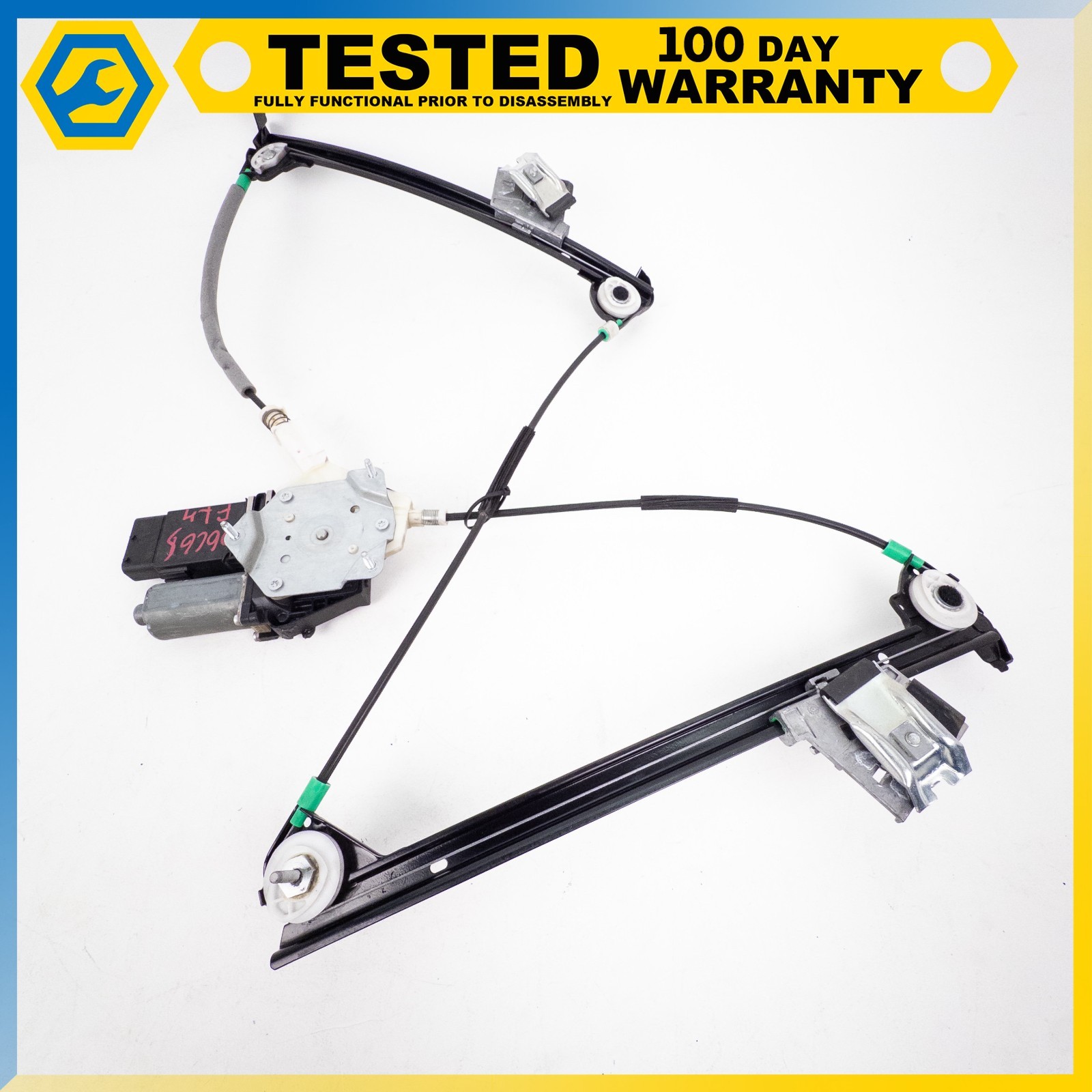05-13 CHEVROLET CORVETTE C6 FRONT LEFT POWER WINDOW REGULATOR MOTOR ASSEMBLY OEM