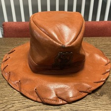 DISNEY PARKS Toy Story Sheriff Woody Faux Leather Cosplay Youth Costume Hat