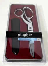 Gingher Knife-Edge 8” Dressmaker Shears Sheath Sealed NIB Tailor Blades Scissors