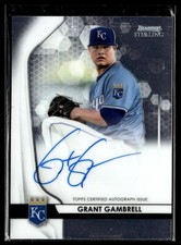 2020 Bowman Sterling Prospect Autographs Grant Gambrell Auto Kansas City Royals