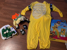Super Mario Deluxe Bowser Adult Costume Size XXL