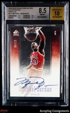 2004 SP Signature Edition Parallel Michael Jordan ON CARD AUTO /23 BGS 8.5 BULLS