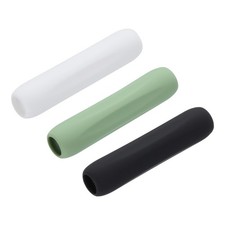 3pcs Pen Grip Silicone Case Silicone Ergonomic, Black, White, Green