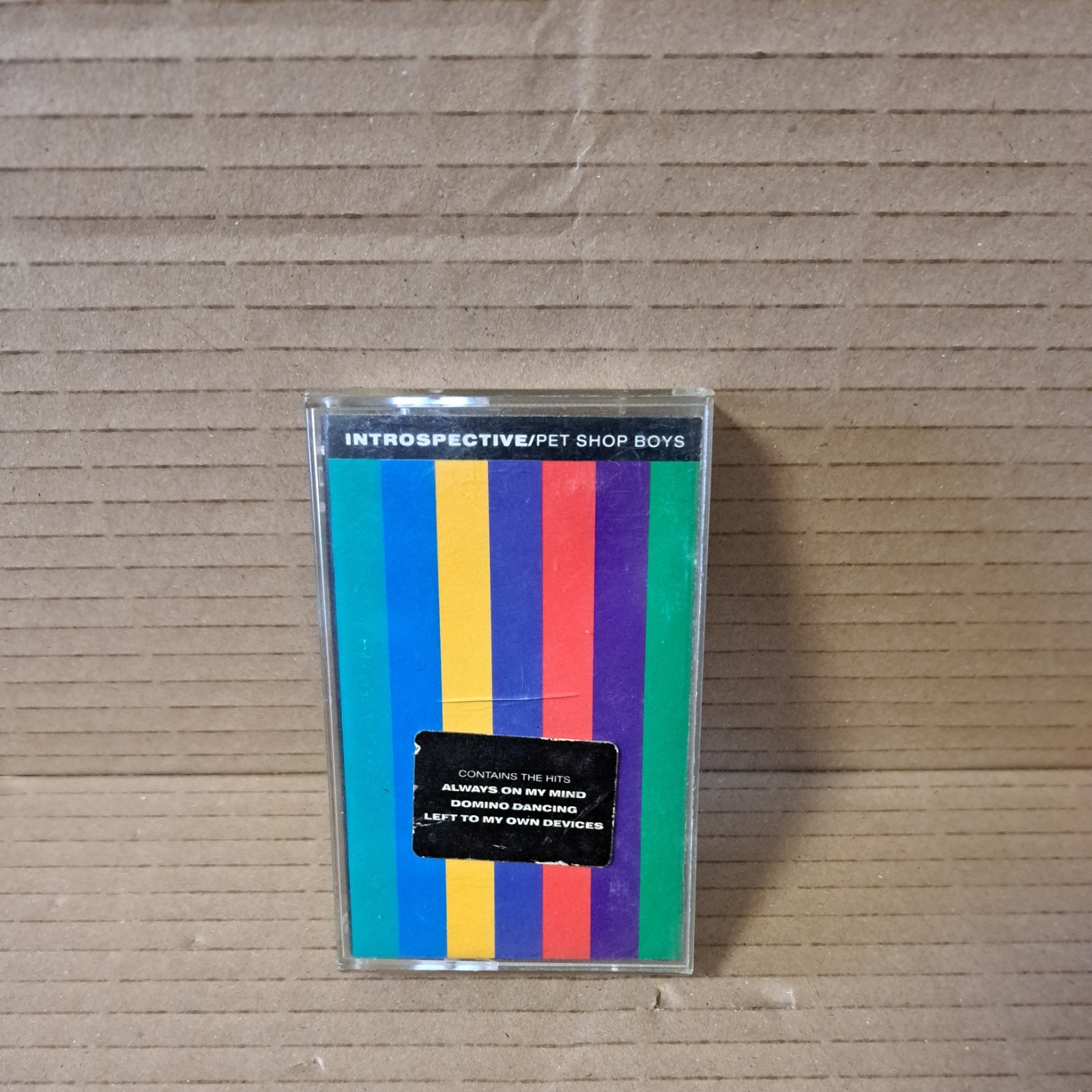 Pet Shop Boys Introspective Cassette Tape Album Clear Shell Parlophone