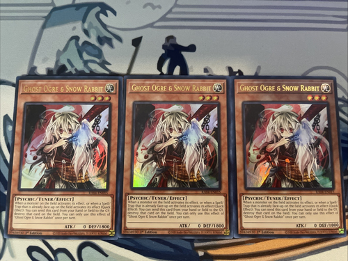 Yugioh Ghost Ogre & Snow Rabbit x3 Ultra Rare RA04-EN015 Near Mint | eBay