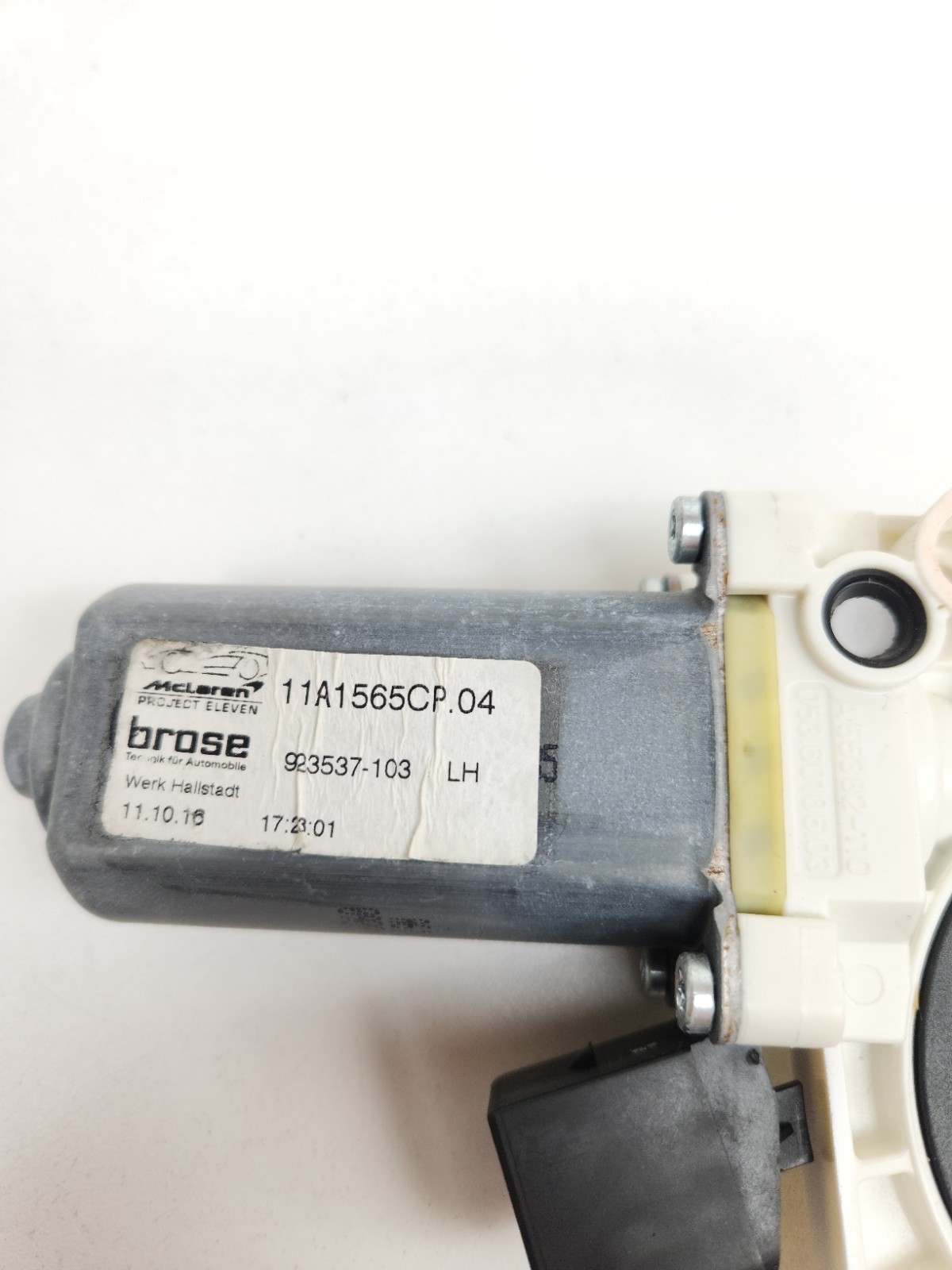 2015-2017 MCLAREN 675LT LEFT DRIVER SIDE DOOR WINDOW REGULATOR MOTOR OEM 