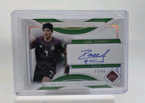 2022 National Treasures Raul Jimenez Definitive Ink On Card Auto 72/99 Mexico