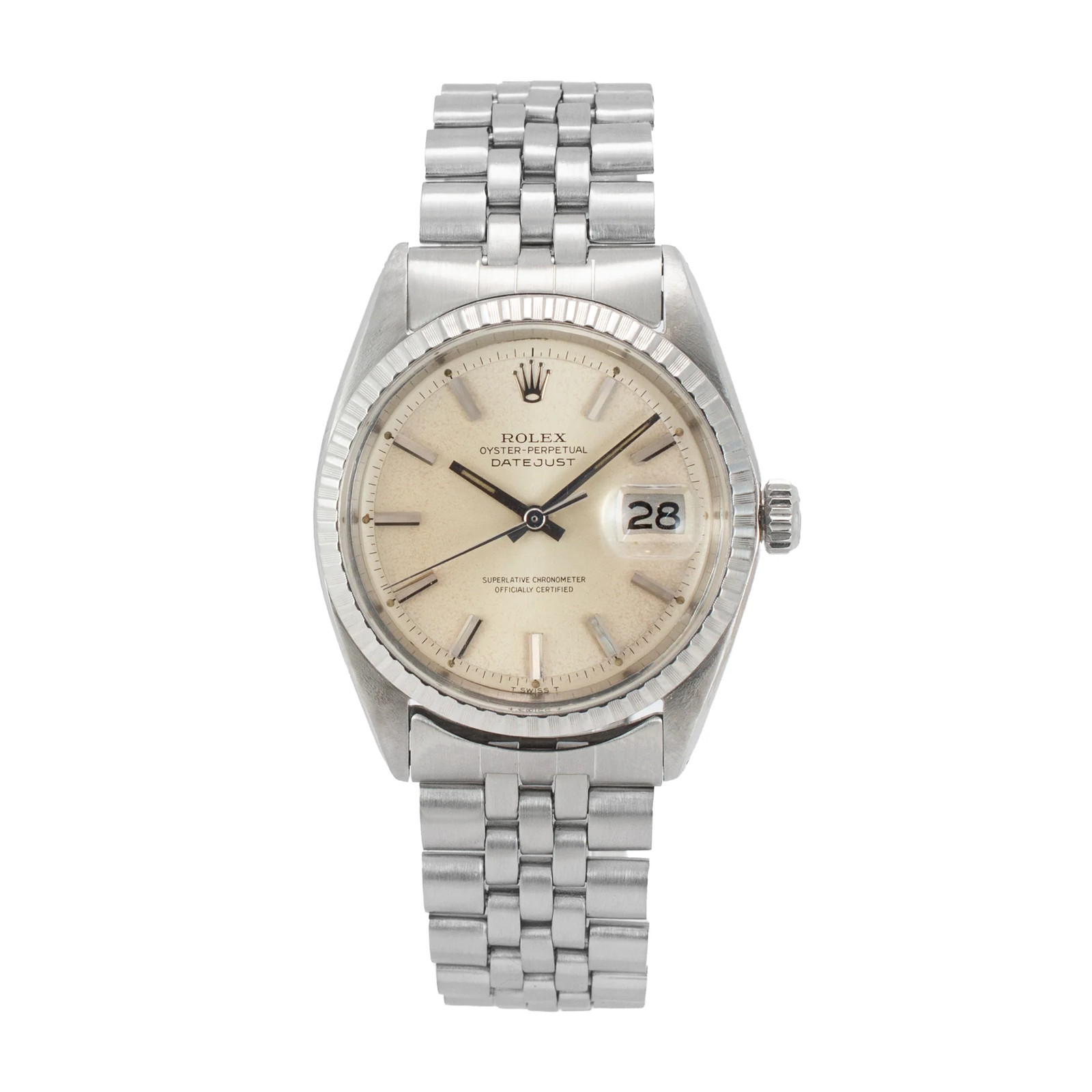 Rolex Datejust 1603 Jubilee Fluted Stainless
