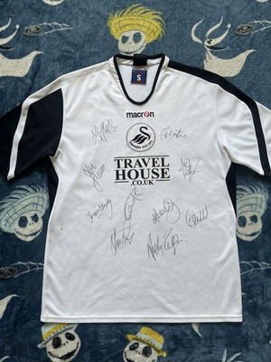 Swansea City AFC Signed Shirt 2005/06 Macron Home Football Top S Rare Autograph