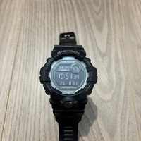 CASIO G-SHOCK G-Squad GBD-800-1B Watch Pedometer Bluetooth Sports Used