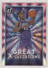 2021 Panini Donruss Great X-Pectations Holo Pink Laser Davion Mitchell #1 03e4