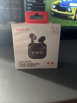Havit True Wireless Bluetooth Kopfhörer mit Ladecase schwarz UK Verkäufer
