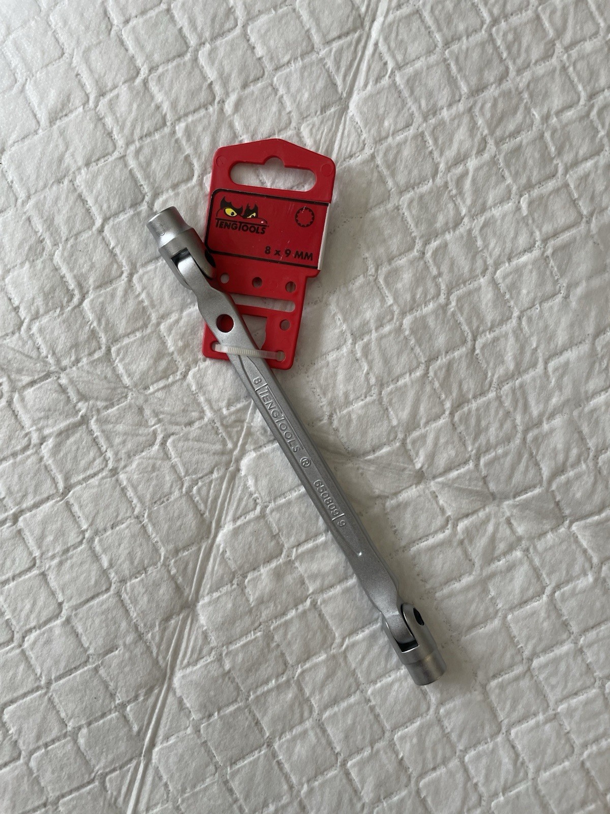 Teng Tools 8-9mm 12 Point Metric Double End Flex Socket Wrench spanner New