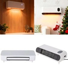 UK Electric Wall Heater Air Conditioner Wall Mounted Space Heater Room Warmer UK