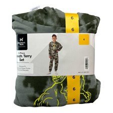 Member's Mark Boy's 2-Piece French Terry Hoodie  Jogger Set Dinosaur, 7 