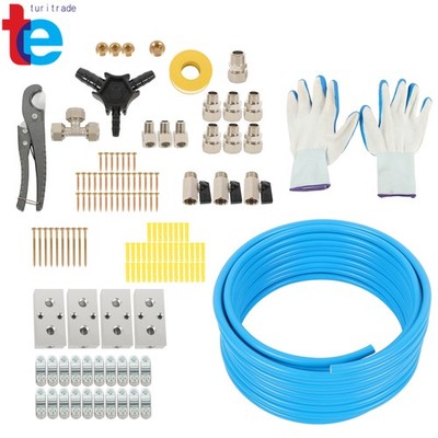 Compressed Air Line Kit Fit Complete System 100ft x1/2'' Garage Shop