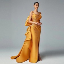 Collar Mother of The Bride Groom Dress Women Satin Robes Soiree Invit e Mariage