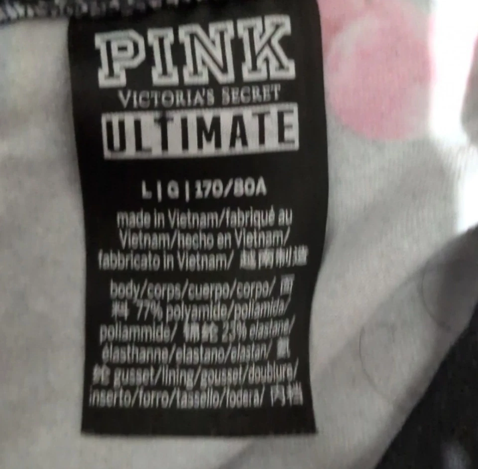 VS PINK Cherry Ultimate Pocket Leggings Talla L Gimnasio Leggings Entrenamiento Foto 4 de 4
