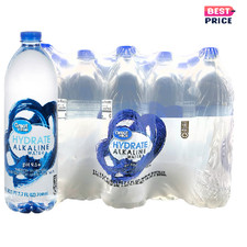 Great Value Hydrate Alkaline Water, 23.7 fl oz, Bottle, 15 Count