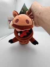 Disney Pumbaa Plush Hand Puppet The Lion King 10" Stuffed Animal