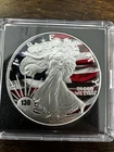 2026 Silver Eagle - USA Flag Edition 1 oz Silver - 499 Mintage - Serial # 130