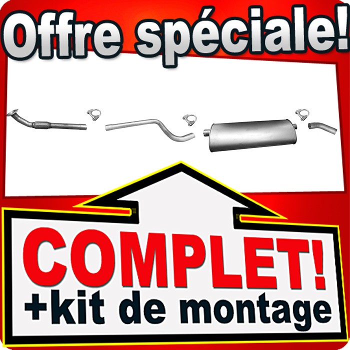 Plus de bruit de pot ! Silencieux RENAULT MASCOTT 2.8 dCi dès 1998 neuf