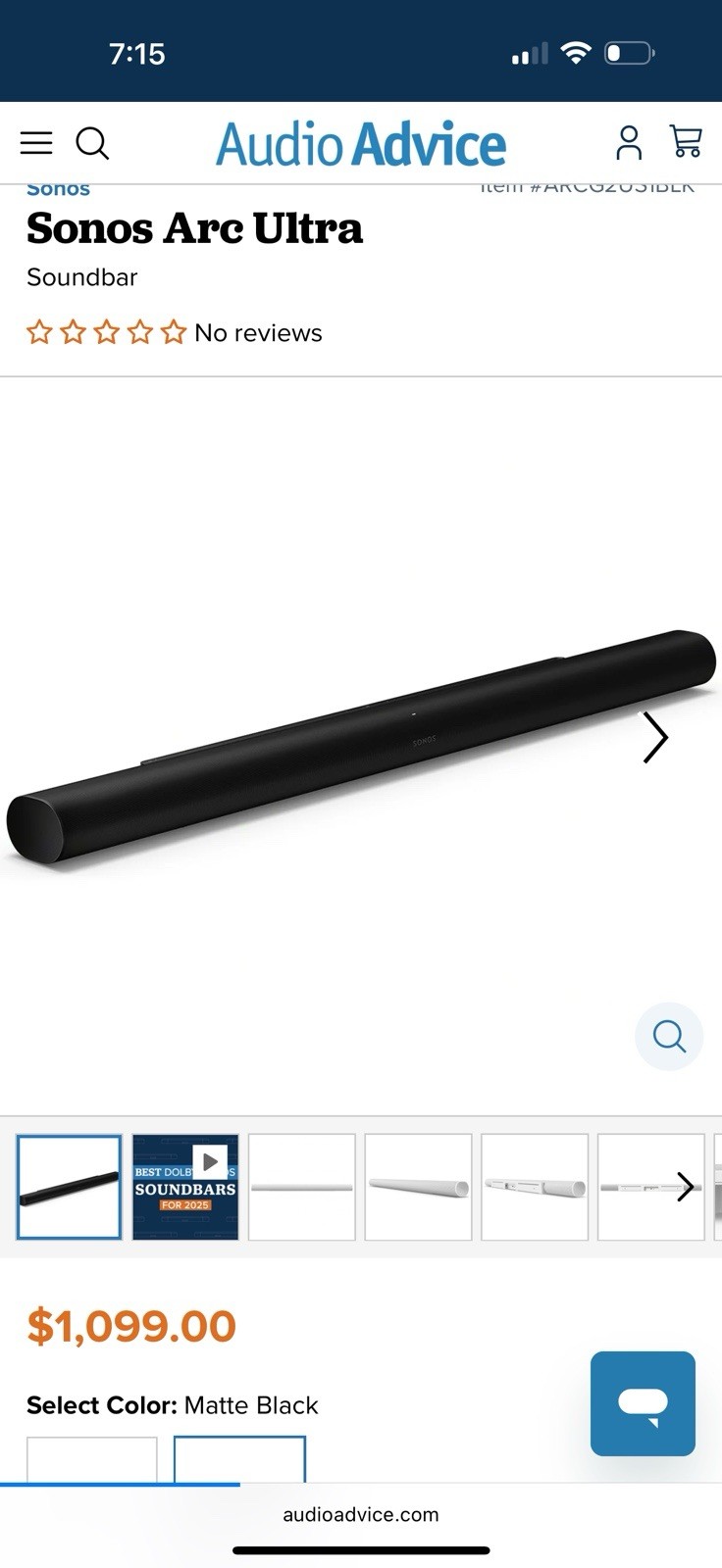 Sonos Arc Ultra Soundbar (Black) Brand New/Never Opened