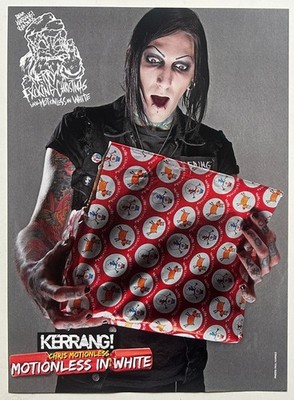 MOTIONLESS IN WHITE - 2012 full page UK magazine poster