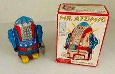Mr. Atomic Wind-Up Action Tin Robot - MS632 in Box 2009 By Schylling 4-inch