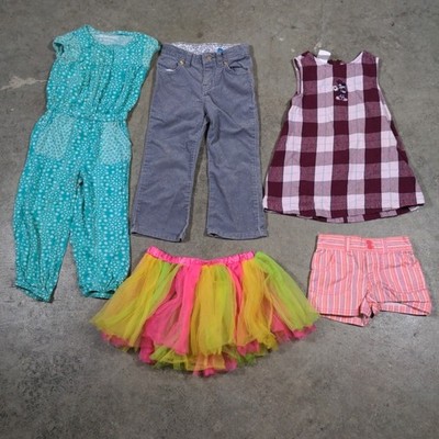 Disney OshKosh Childrens Place Girls Clothing Lot Size 4T Y2K Style Mixed 5pc