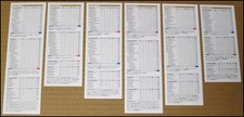 2016 Chicago Cubs NLCS Box Score Clippings vs Los Angeles Dodgers Clinch Pennant