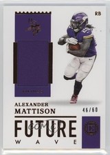 2020 Panini Encased Future Wave Materials 46/60 Alexander Mattison #FW-15 1rm4