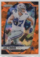 2024 Panini Prizm Orange Ice Prizm Jake Ferguson #76 1k46
