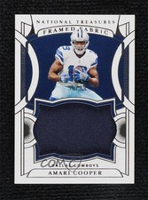 2021 Panini National Treasures Framed Fabric 35/99 Amari Cooper #AC 1q7k
