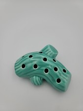 Flower Frog Turquoise Glazed Branch With 11 Holes On Top