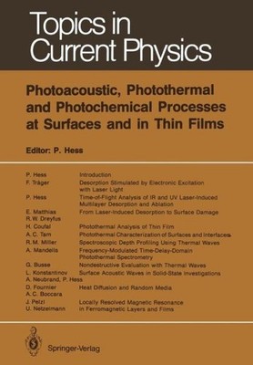 Photoacoustic, Photothermal And Photochemical Processes At S...