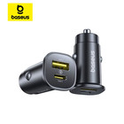 30W USB Car Charger Type C Fast Charging  Dual Port Car Phone Charger Adapter Fo