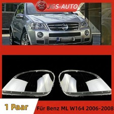 Paar Scheinwerferblengen Glas Scheinwerfer Abdechung Für Benz ML W164 2006-2008 Paar Scheinwerferblengen Glas Scheinwerfer Abdechung Für Benz ML W164 2006-2008