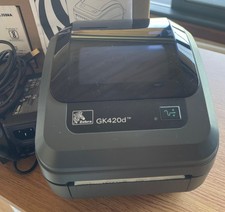 Zebra GK420d Thermal Barcode Label Printer USB Network Postage Shipping Labels