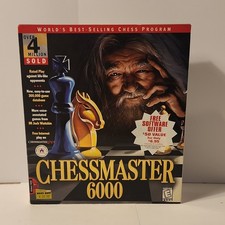 Mindscape Chessmaster 6000 CD Software for Windows 95/98, English, Chess