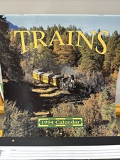Trains 1994 calendar new 