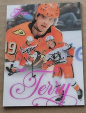 Troy Terry 2025-26 Flair #3 Backcheck 40/199 Anaheim Ducks 